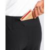 imageCRZ YOGA 4Way Stretch Athletic Pants for Men 30quot Workout Lounge Casual Work Jogger with Zip PocketBlack
