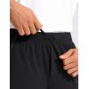 imageCRZ YOGA 4Way Stretch Athletic Pants for Men 30quot Workout Lounge Casual Work Jogger with Zip PocketBlack