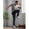 imageCRZ YOGA 4Way Stretch Athletic Pants for Men 30quot Workout Lounge Casual Work Jogger with Zip PocketBlack