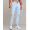 imageCRZ YOGA 4Way Stretch Athletic Pants for Men 30quot Workout Lounge Casual Work Jogger with Zip PocketChambray Blue