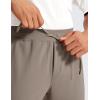imageCRZ YOGA 4Way Stretch Athletic Pants for Men 30quot Workout Lounge Casual Work Jogger with Zip PocketCliff Ash
