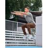 imageCRZ YOGA 4Way Stretch Athletic Pants for Men 30quot Workout Lounge Casual Work Jogger with Zip PocketDark Brown