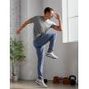 imageCRZ YOGA 4Way Stretch Athletic Pants for Men 30quot Workout Lounge Casual Work Jogger with Zip PocketElectric Blue
