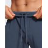 imageCRZ YOGA 4Way Stretch Athletic Pants for Men 30quot Workout Lounge Casual Work Jogger with Zip PocketElectric Blue