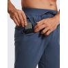 imageCRZ YOGA 4Way Stretch Athletic Pants for Men 30quot Workout Lounge Casual Work Jogger with Zip PocketElectric Blue