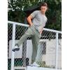 imageCRZ YOGA 4Way Stretch Athletic Pants for Men 30quot Workout Lounge Casual Work Jogger with Zip PocketGrey Sage