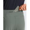 imageCRZ YOGA 4Way Stretch Athletic Pants for Men 30quot Workout Lounge Casual Work Jogger with Zip PocketGrey Sage
