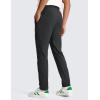 imageCRZ YOGA 4Way Stretch Athletic Pants for Men 30quot Workout Lounge Casual Work Jogger with Zip PocketInk Gray
