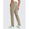 imageCRZ YOGA 4Way Stretch Athletic Pants for Men 30quot Workout Lounge Casual Work Jogger with Zip PocketKhali Barley