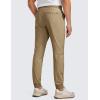 imageCRZ YOGA All Day Comfy Golf Joggers Pants for Men 30 Quick Dry Lightweight Stretch Work Casual Sweatpants with PocketsArtifact Brown