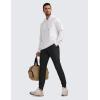 imageCRZ YOGA All Day Comfy Golf Joggers Pants for Men 30 Quick Dry Lightweight Stretch Work Casual Sweatpants with PocketsBlack
