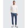 imageCRZ YOGA All Day Comfy Golf Joggers Pants for Men 30 Quick Dry Lightweight Stretch Work Casual Sweatpants with PocketsElectric Blue