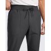 imageCRZ YOGA All Day Comfy Golf Joggers Pants for Men 30 Quick Dry Lightweight Stretch Work Casual Sweatpants with PocketsInk Gray