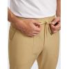 imageCRZ YOGA All Day Comfy Golf Joggers Pants for Men 30 Quick Dry Lightweight Stretch Work Casual Sweatpants with PocketsKhaki Sand