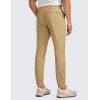 imageCRZ YOGA All Day Comfy Golf Joggers Pants for Men 30 Quick Dry Lightweight Stretch Work Casual Sweatpants with PocketsKhaki Sand