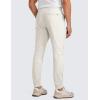 imageCRZ YOGA All Day Comfy Golf Joggers Pants for Men 30 Quick Dry Lightweight Stretch Work Casual Sweatpants with PocketsMilky White Bone