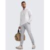imageCRZ YOGA All Day Comfy Golf Joggers Pants for Men 30 Quick Dry Lightweight Stretch Work Casual Sweatpants with PocketsPlatinum Grey