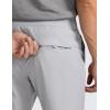 imageCRZ YOGA All Day Comfy Golf Joggers Pants for Men 30 Quick Dry Lightweight Stretch Work Casual Sweatpants with PocketsPlatinum Grey