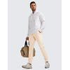 imageCRZ YOGA All Day Comfy Golf Joggers Pants for Men 30 Quick Dry Lightweight Stretch Work Casual Sweatpants with PocketsRaw Linen