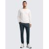 imageCRZ YOGA All Day Comfy Golf Joggers Pants for Men 30 Quick Dry Lightweight Stretch Work Casual Sweatpants with PocketsTrue Navy