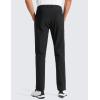 imageCRZ YOGA Mens All Day Comfy Golf Pants with 5Pocket 30quot32quot34quot Quick Dry Lightweight Casual Work Stretch TrousersBlack
