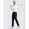imageCRZ YOGA Mens All Day Comfy Golf Pants with 5Pocket 30quot32quot34quot Quick Dry Lightweight Casual Work Stretch TrousersBlack