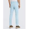 imageCRZ YOGA Mens All Day Comfy Golf Pants with 5Pocket 30quot32quot34quot Quick Dry Lightweight Casual Work Stretch TrousersChambray Blue