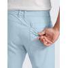 imageCRZ YOGA Mens All Day Comfy Golf Pants with 5Pocket 30quot32quot34quot Quick Dry Lightweight Casual Work Stretch TrousersChambray Blue