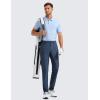 imageCRZ YOGA Mens All Day Comfy Golf Pants with 5Pocket 30quot32quot34quot Quick Dry Lightweight Casual Work Stretch TrousersElectric Blue