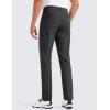 imageCRZ YOGA Mens All Day Comfy Golf Pants with 5Pocket 30quot32quot34quot Quick Dry Lightweight Casual Work Stretch TrousersInk Gray