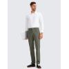 imageCRZ YOGA Mens All Day Comfy Golf Pants with 5Pocket 30quot32quot34quot Quick Dry Lightweight Casual Work Stretch TrousersLight Army Green