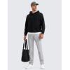 imageCRZ YOGA Mens All Day Comfy Golf Pants with 5Pocket 30quot32quot34quot Quick Dry Lightweight Casual Work Stretch TrousersPlatinum Grey