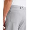 imageCRZ YOGA Mens All Day Comfy Golf Pants with 5Pocket 30quot32quot34quot Quick Dry Lightweight Casual Work Stretch TrousersPlatinum Grey