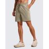 imageCRZ YOGA Mens FourWay Stretch Workout Shorts  7 Soft Durable for Casual Athletic with PocketsKhali Barley