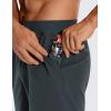 imageCRZ YOGA Mens FourWay Stretch Workout Shorts  7 Soft Durable for Casual Athletic with PocketsMelanite
