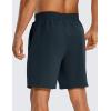imageCRZ YOGA Mens FourWay Stretch Workout Shorts  7 Soft Durable for Casual Athletic with PocketsTrue Navy