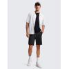 imageCRZ YOGA Mens FourWay Stretch Workout Shorts  9 Soft Durable for Casual Athletic with PocketsBlack