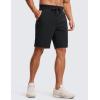 imageCRZ YOGA Mens FourWay Stretch Workout Shorts  9 Soft Durable for Casual Athletic with PocketsBlack