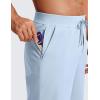 imageCRZ YOGA Mens FourWay Stretch Workout Shorts  9 Soft Durable for Casual Athletic with PocketsChambray Blue