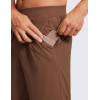 imageCRZ YOGA Mens FourWay Stretch Workout Shorts  9 Soft Durable for Casual Athletic with PocketsDark Brown