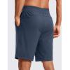 imageCRZ YOGA Mens FourWay Stretch Workout Shorts  9 Soft Durable for Casual Athletic with PocketsElectric Blue