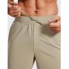 imageCRZ YOGA Mens FourWay Stretch Workout Shorts  9 Soft Durable for Casual Athletic with PocketsKhali Barley