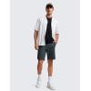 imageCRZ YOGA Mens FourWay Stretch Workout Shorts  9 Soft Durable for Casual Athletic with PocketsMelanite