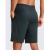 imageCRZ YOGA Mens FourWay Stretch Workout Shorts  9 Soft Durable for Casual Athletic with PocketsMelanite