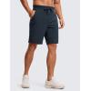 imageCRZ YOGA Mens FourWay Stretch Workout Shorts  9 Soft Durable for Casual Athletic with PocketsTrue Navy