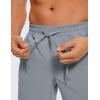 imageCRZ YOGA Mens Linerless Workout Shorts  5 Lightweight Quick Dry for Running Sports Athletic Gym with PocketsDark Carbon