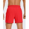 imageCRZ YOGA Mens Linerless Workout Shorts  5 Lightweight Quick Dry for Running Sports Athletic Gym with PocketsDeep Red