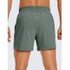 imageCRZ YOGA Mens Linerless Workout Shorts  5 Lightweight Quick Dry for Running Sports Athletic Gym with PocketsGrey Sage
