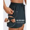 imageCRZ YOGA Mens Linerless Workout Shorts  5 Lightweight Quick Dry for Running Sports Athletic Gym with PocketsMelanite