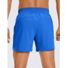 imageCRZ YOGA Mens Linerless Workout Shorts  5 Lightweight Quick Dry for Running Sports Athletic Gym with PocketsSparkle Blue